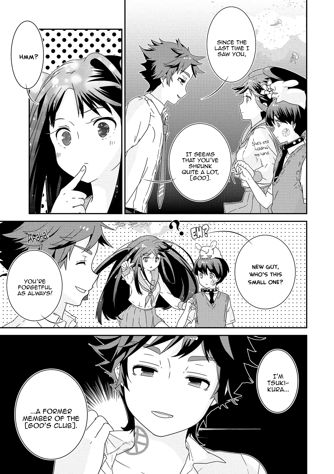 The Female God of Babel: KAMISAMA Club in Tower of Babel Chapter 10 page 14 - Chapter 10: The Festival Is Over (Front)