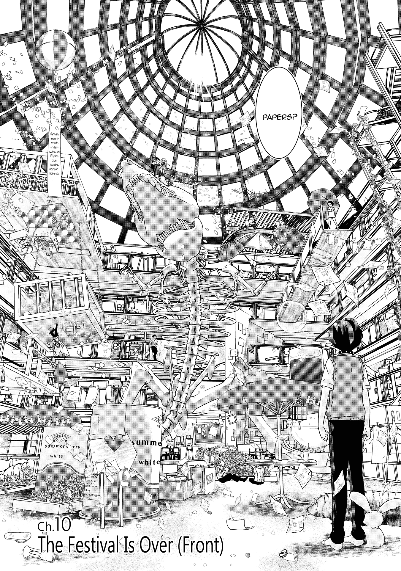 The Female God of Babel: KAMISAMA Club in Tower of Babel Chapter 10 page 3 - Chapter 10: The Festival Is Over (Front)