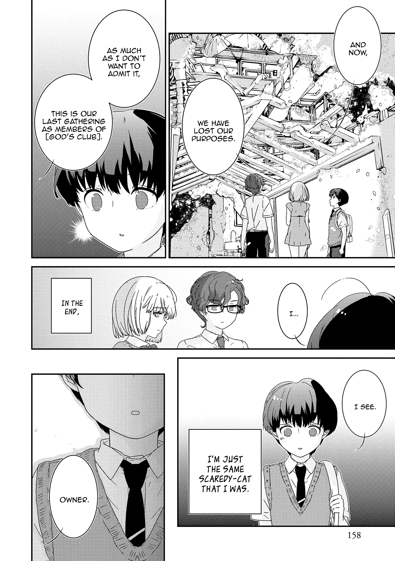 The Female God of Babel: KAMISAMA Club in Tower of Babel Chapter 11 page 11 - Chapter 11: The Festival Is Over (Back)