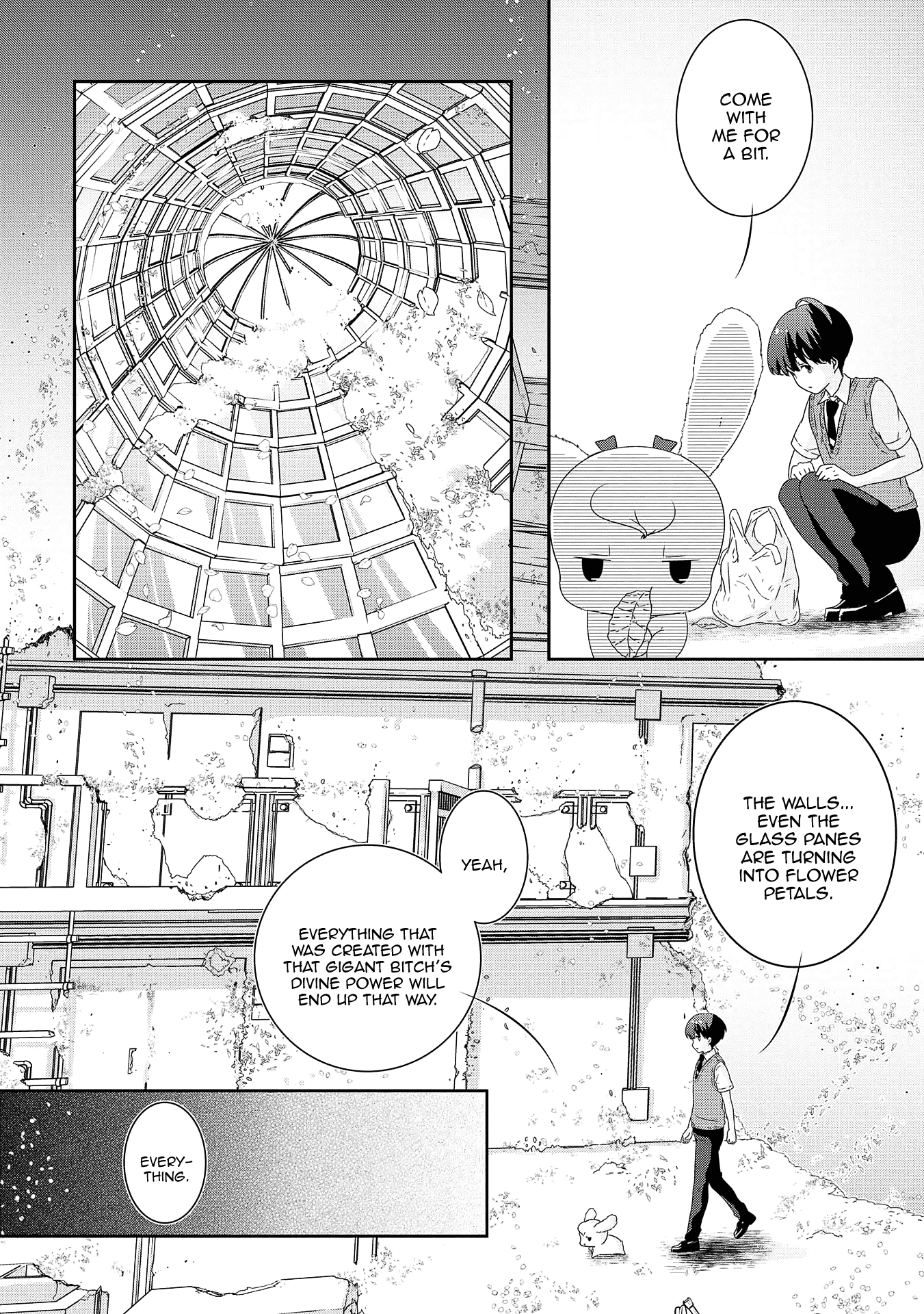 The Female God of Babel: KAMISAMA Club in Tower of Babel Chapter 11 page 13 - Chapter 11: The Festival Is Over (Back)