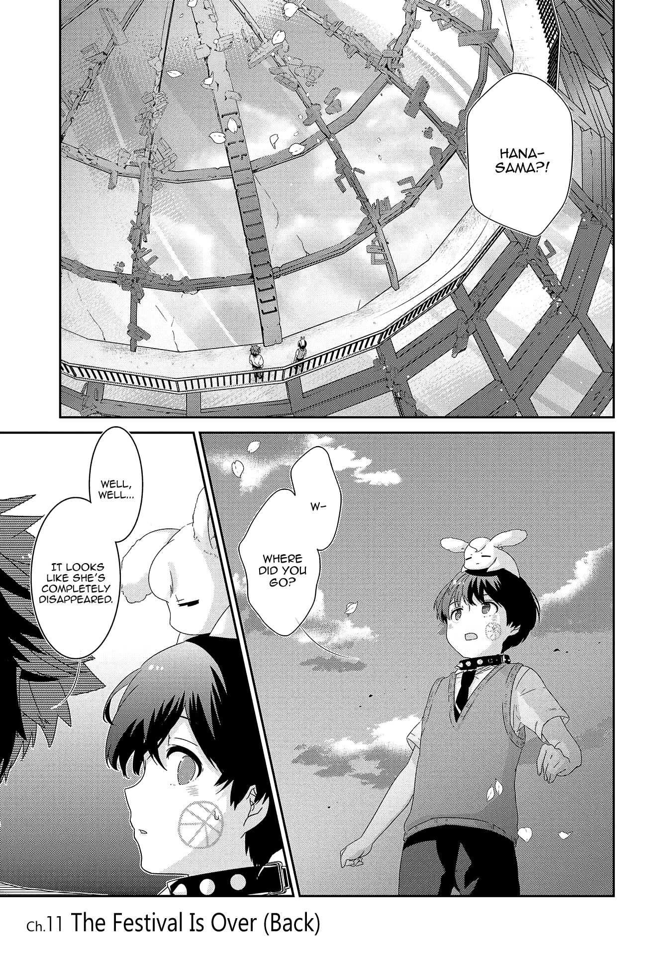 The Female God of Babel: KAMISAMA Club in Tower of Babel Chapter 11 page 2 - Chapter 11: The Festival Is Over (Back)