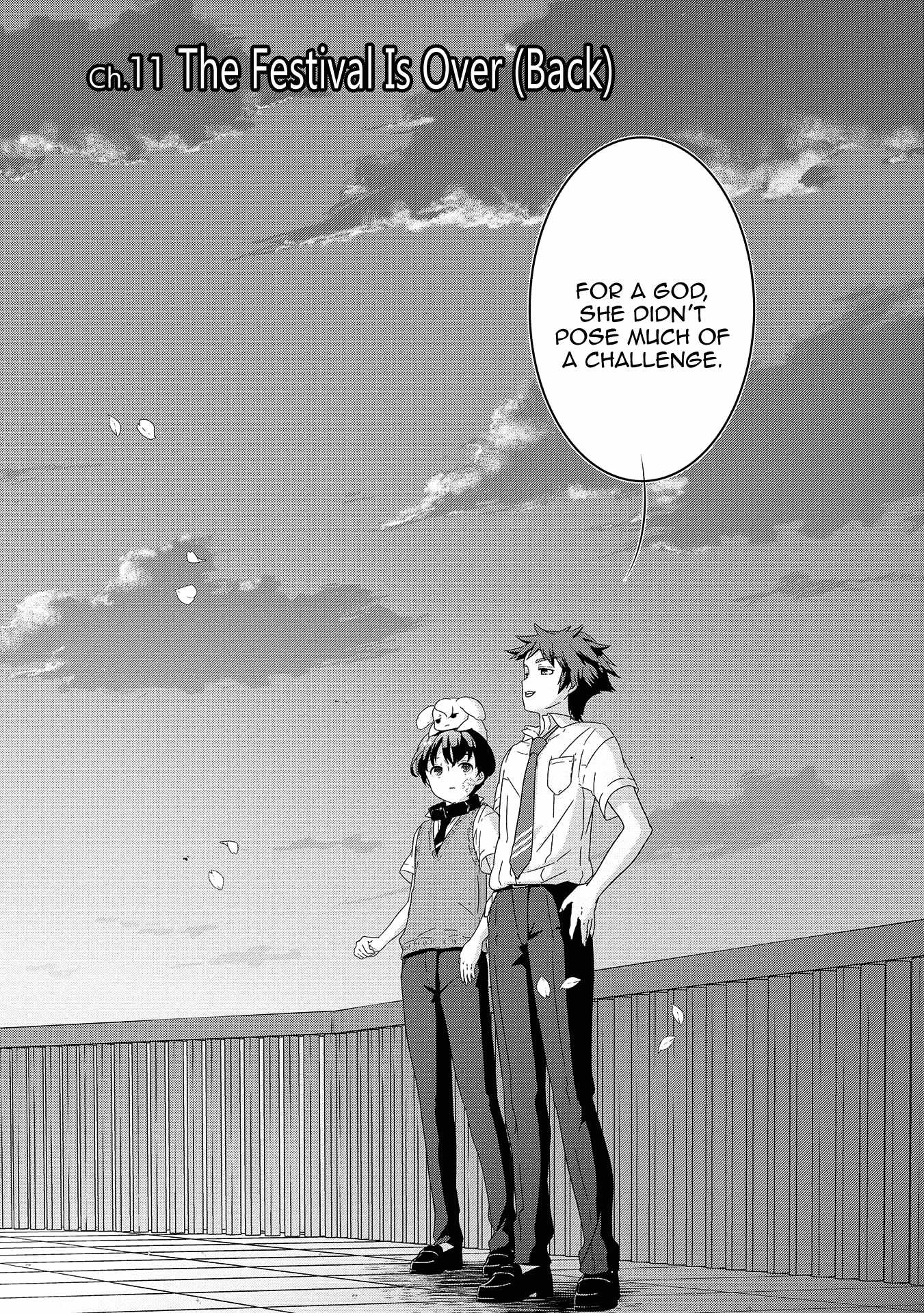 The Female God of Babel: KAMISAMA Club in Tower of Babel Chapter 11 page 3 - Chapter 11: The Festival Is Over (Back)