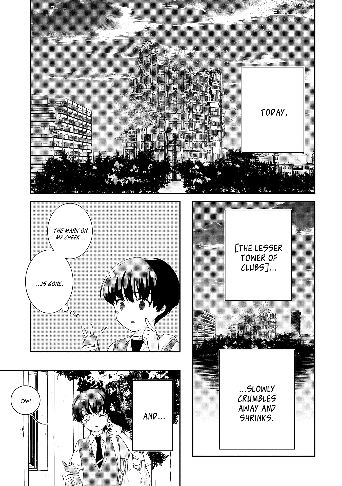 The Female God of Babel: KAMISAMA Club in Tower of Babel Chapter 11 page 8 - Chapter 11: The Festival Is Over (Back)