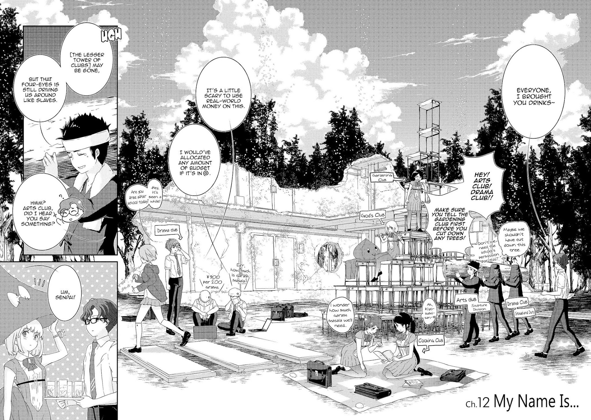 The Female God of Babel: KAMISAMA Club in Tower of Babel Chapter 12 page 3 - Chapter 12: My Name Is... [END]