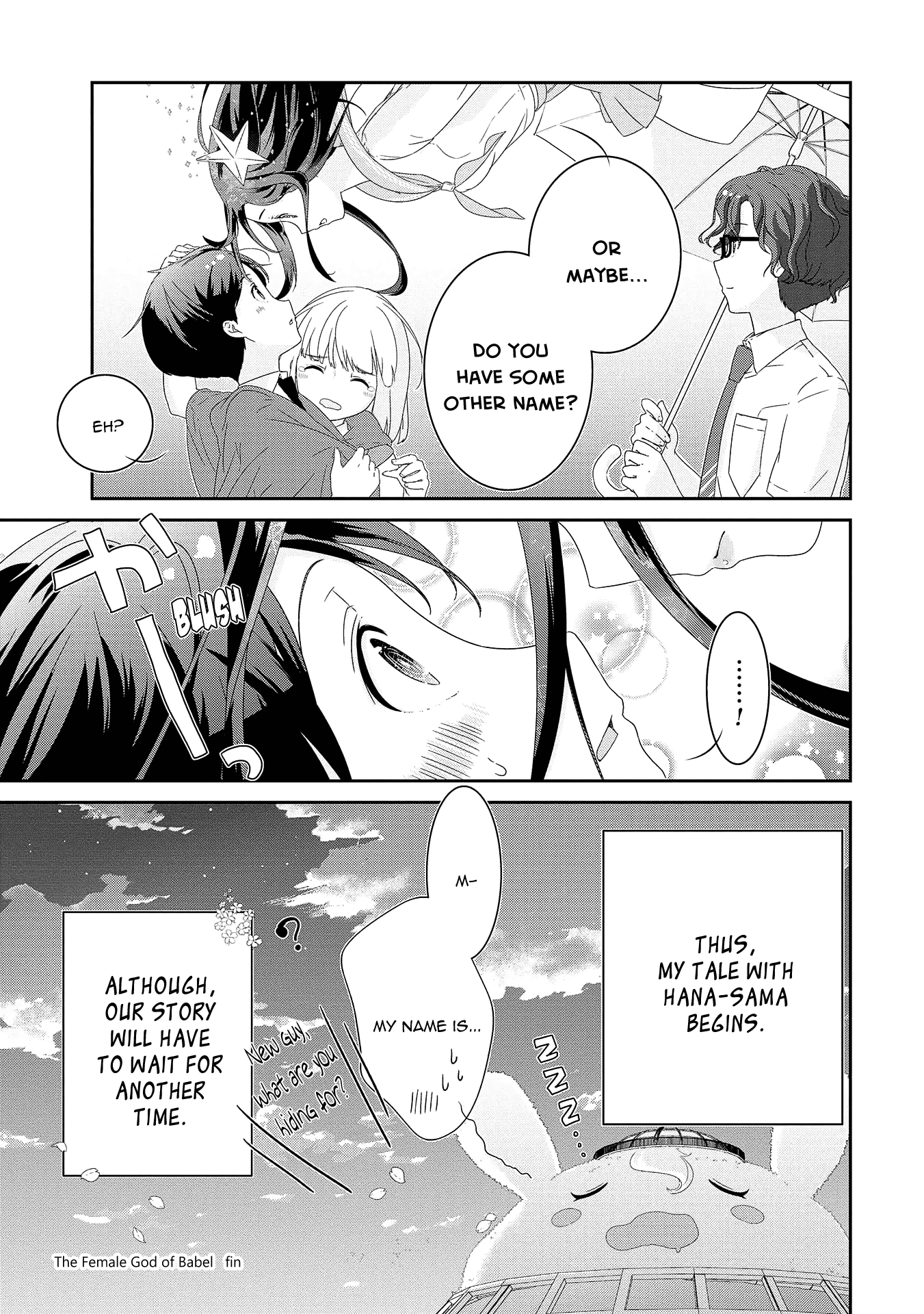 The Female God of Babel: KAMISAMA Club in Tower of Babel Chapter 12 page 30 - Chapter 12: My Name Is... [END]