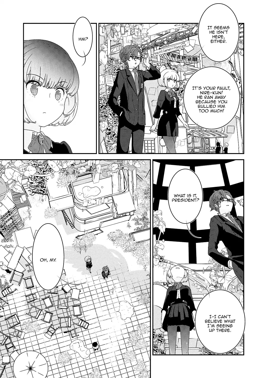 The Female God of Babel: KAMISAMA Club in Tower of Babel Chapter 2 page 25 - Chapter 2: Her Snack, Politics