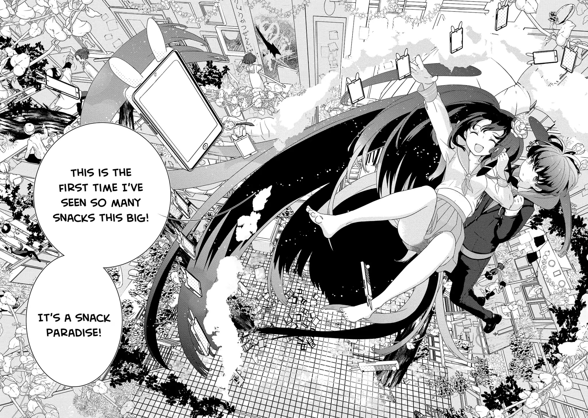 The Female God of Babel: KAMISAMA Club in Tower of Babel Chapter 2 page 28 - Chapter 2: Her Snack, Politics