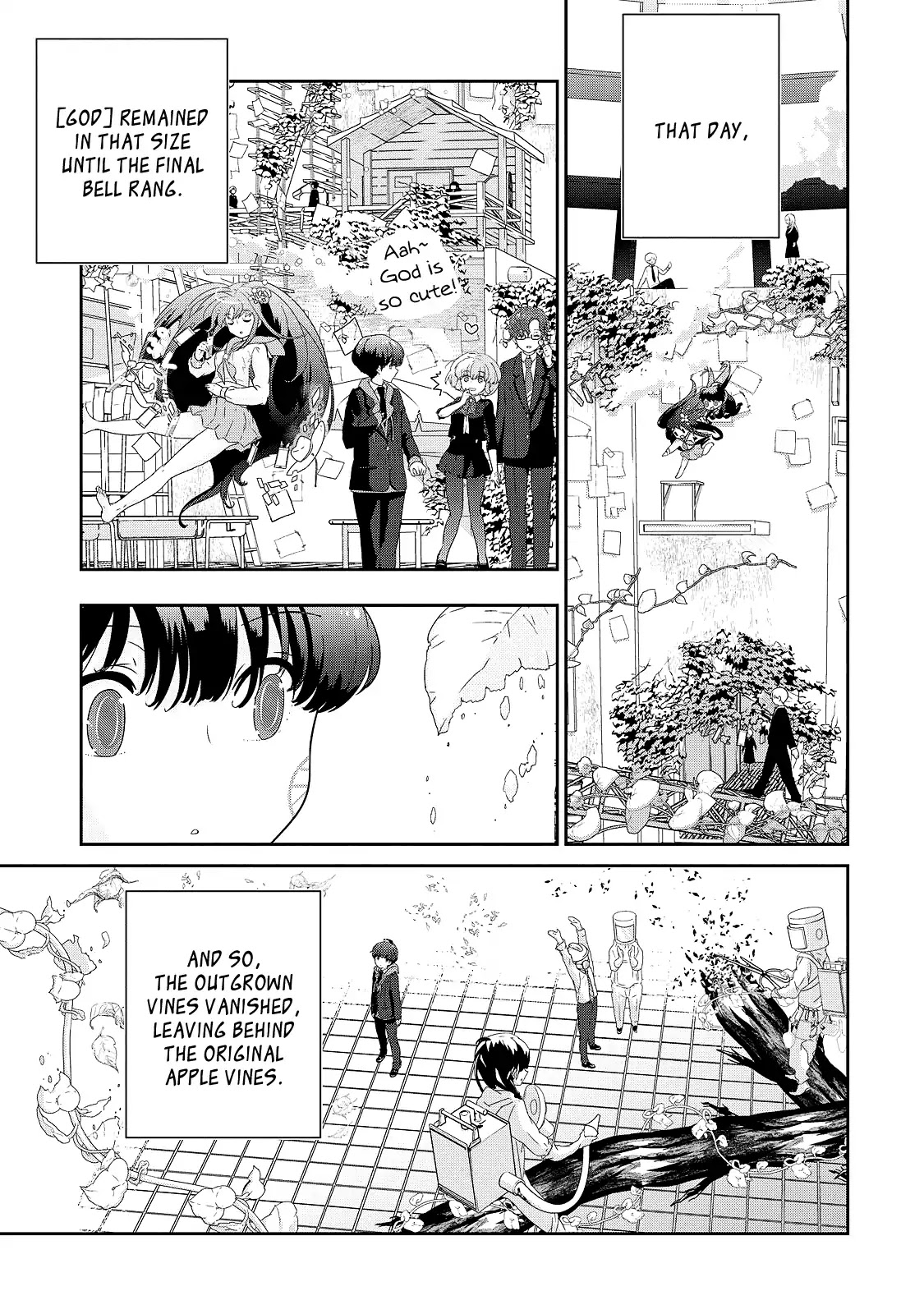 The Female God of Babel: KAMISAMA Club in Tower of Babel Chapter 2 page 30 - Chapter 2: Her Snack, Politics