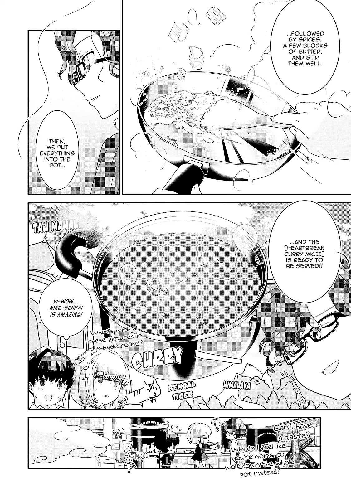 The Female God of Babel: KAMISAMA Club in Tower of Babel Chapter 3 page 12 - Chapter 3: To the Broken-Hearted, Relax, and Have Curry