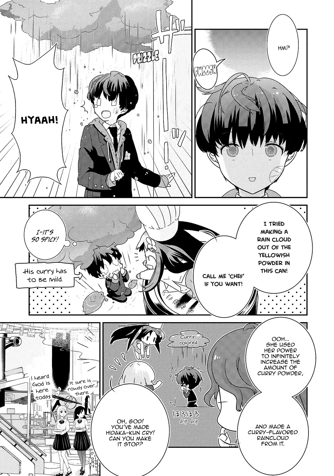 The Female God of Babel: KAMISAMA Club in Tower of Babel Chapter 3 page 13 - Chapter 3: To the Broken-Hearted, Relax, and Have Curry