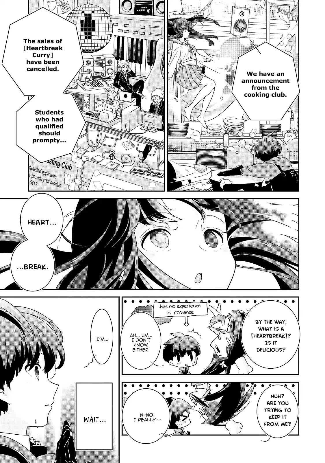 The Female God of Babel: KAMISAMA Club in Tower of Babel Chapter 3 page 19 - Chapter 3: To the Broken-Hearted, Relax, and Have Curry