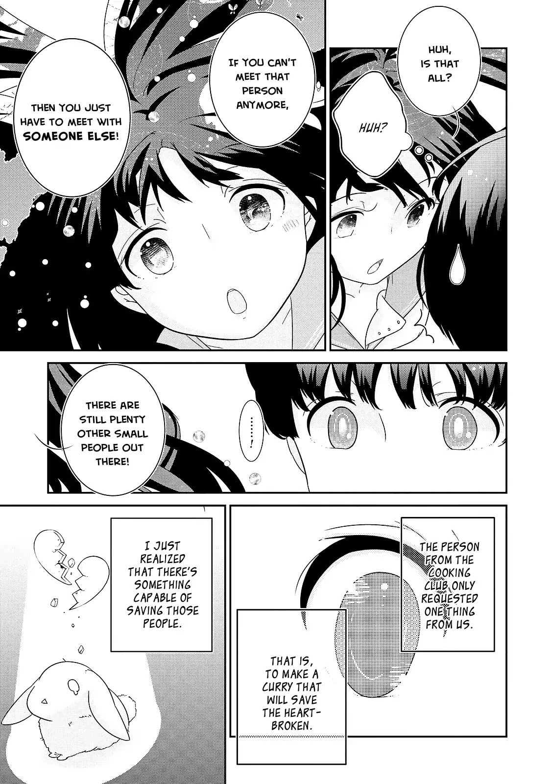 The Female God of Babel: KAMISAMA Club in Tower of Babel Chapter 3 page 21 - Chapter 3: To the Broken-Hearted, Relax, and Have Curry