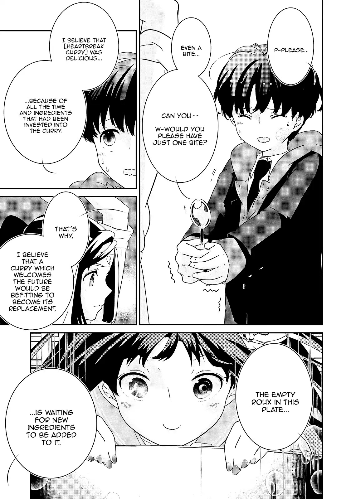 The Female God of Babel: KAMISAMA Club in Tower of Babel Chapter 3 page 25 - Chapter 3: To the Broken-Hearted, Relax, and Have Curry