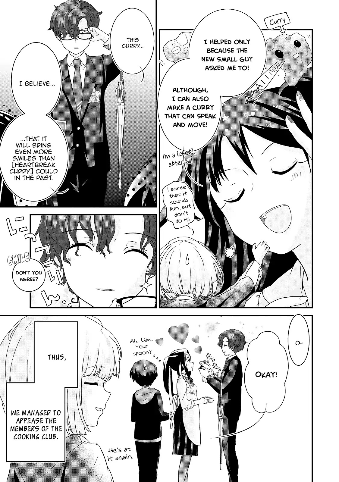 The Female God of Babel: KAMISAMA Club in Tower of Babel Chapter 3 page 27 - Chapter 3: To the Broken-Hearted, Relax, and Have Curry