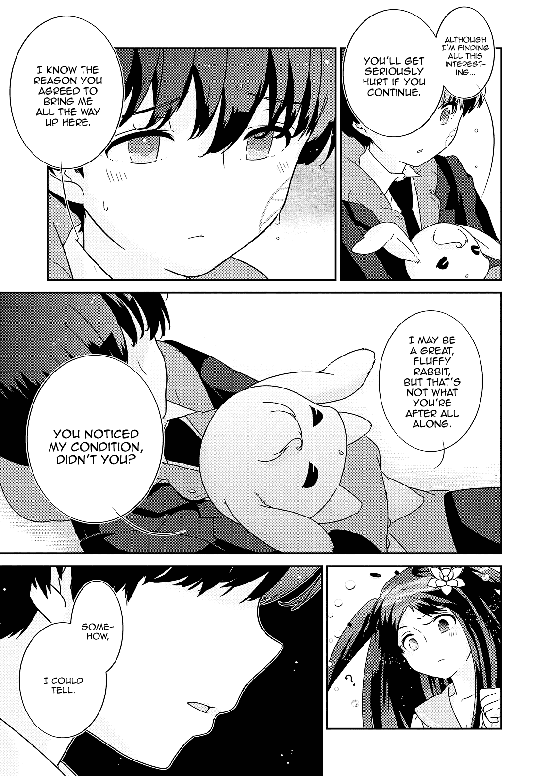 The Female God of Babel: KAMISAMA Club in Tower of Babel Chapter 4 page 17 - Chapter 4: I Prophesied a Rabbit Pie