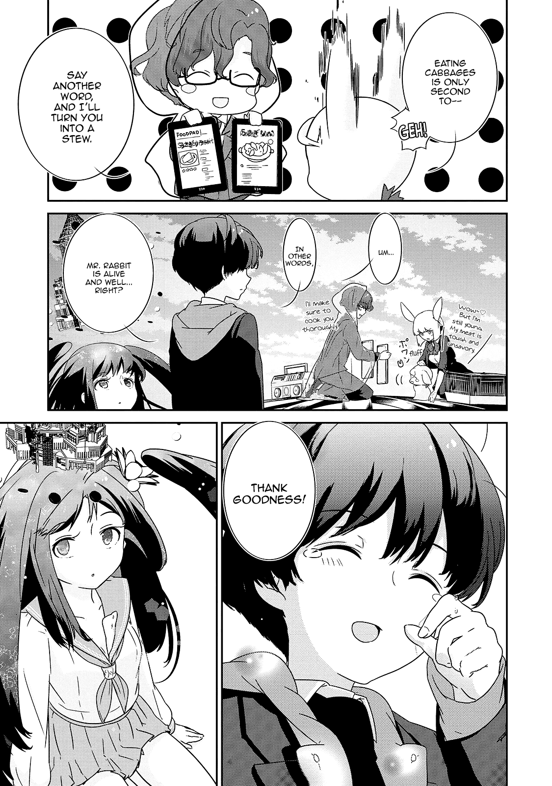 The Female God of Babel: KAMISAMA Club in Tower of Babel Chapter 4 page 26 - Chapter 4: I Prophesied a Rabbit Pie