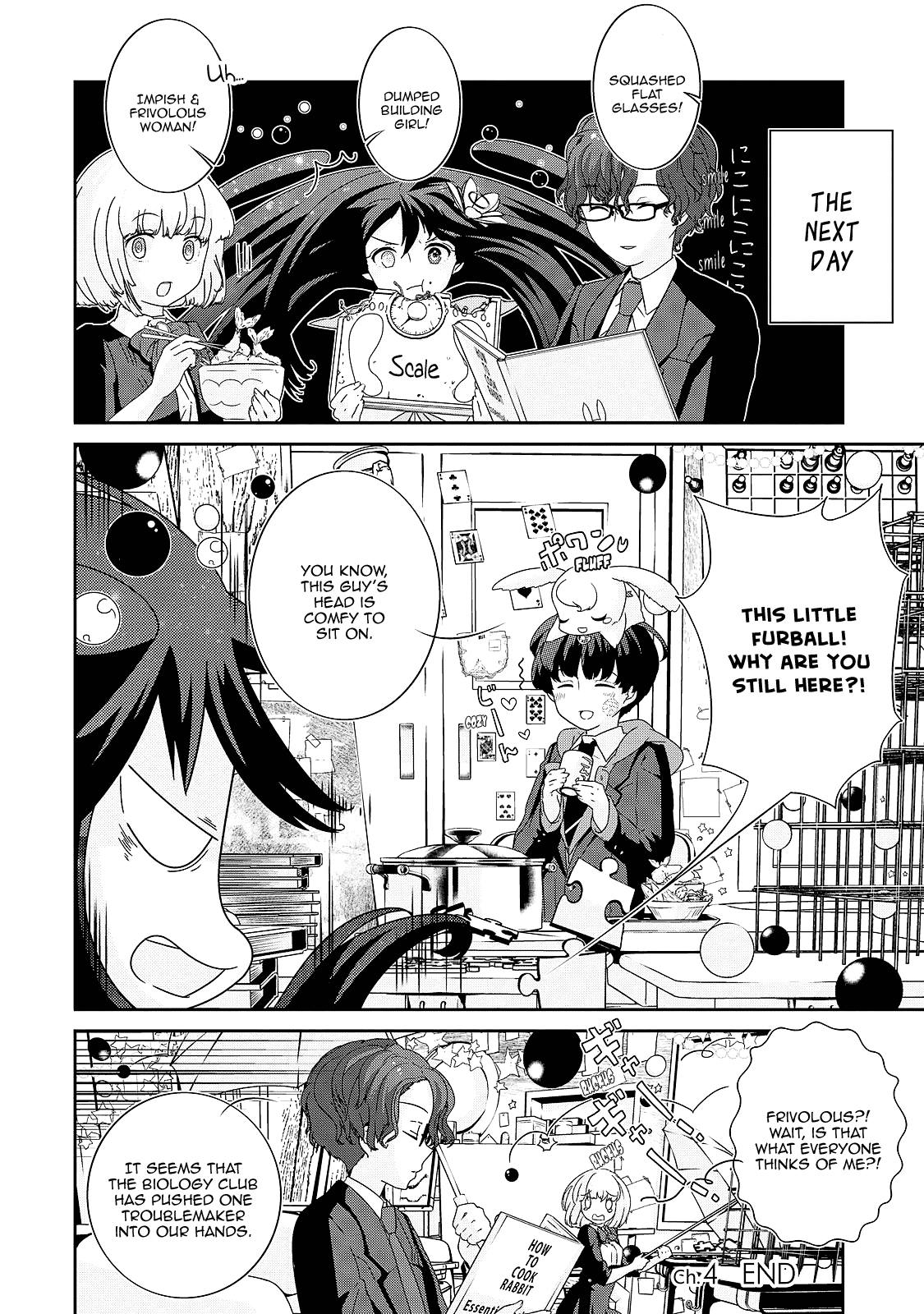 The Female God of Babel: KAMISAMA Club in Tower of Babel Chapter 4 page 27 - Chapter 4: I Prophesied a Rabbit Pie