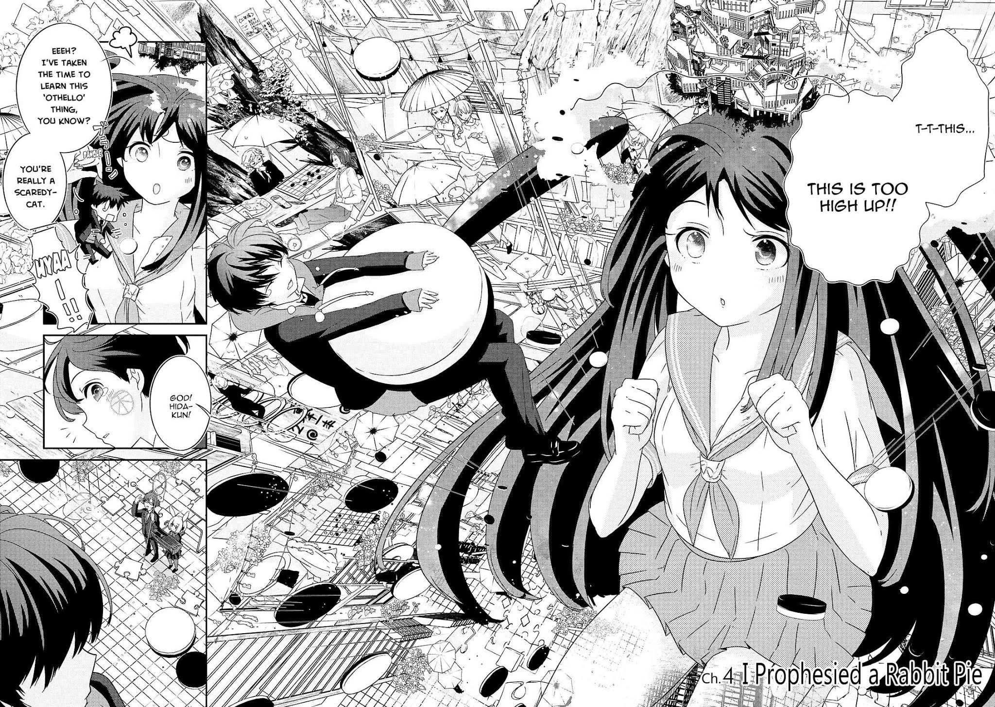 The Female God of Babel: KAMISAMA Club in Tower of Babel Chapter 4 page 3 - Chapter 4: I Prophesied a Rabbit Pie