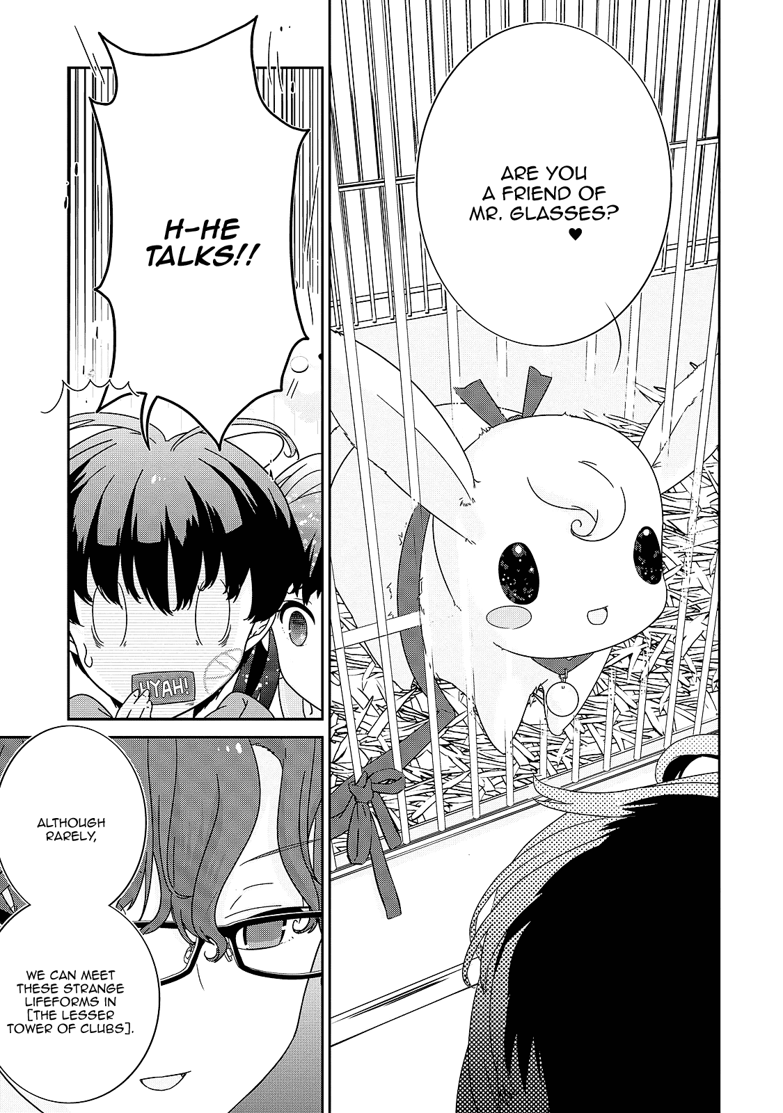 The Female God of Babel: KAMISAMA Club in Tower of Babel Chapter 4 page 5 - Chapter 4: I Prophesied a Rabbit Pie