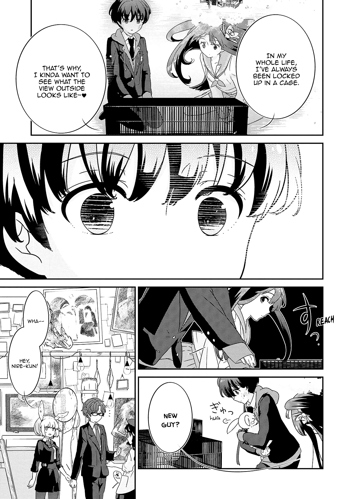 The Female God of Babel: KAMISAMA Club in Tower of Babel Chapter 4 page 9 - Chapter 4: I Prophesied a Rabbit Pie