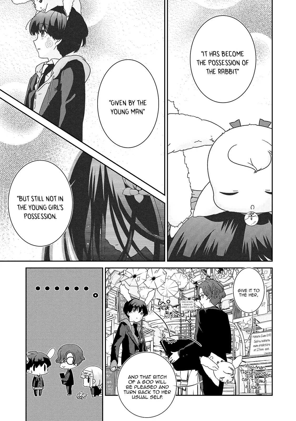 The Female God of Babel: KAMISAMA Club in Tower of Babel Chapter 5 page 13 - Chapter 5: The Melancholic Female God