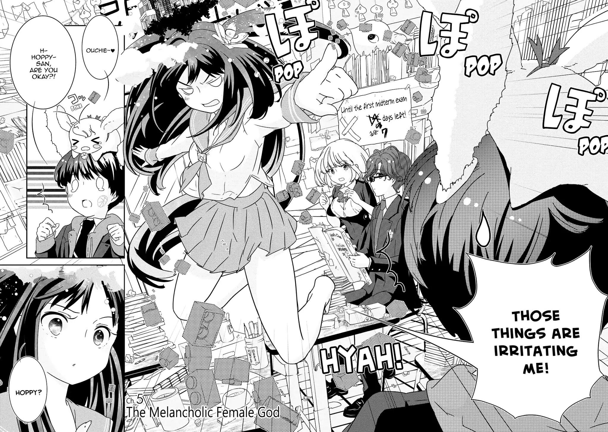 The Female God of Babel: KAMISAMA Club in Tower of Babel Chapter 5 page 3 - Chapter 5: The Melancholic Female God