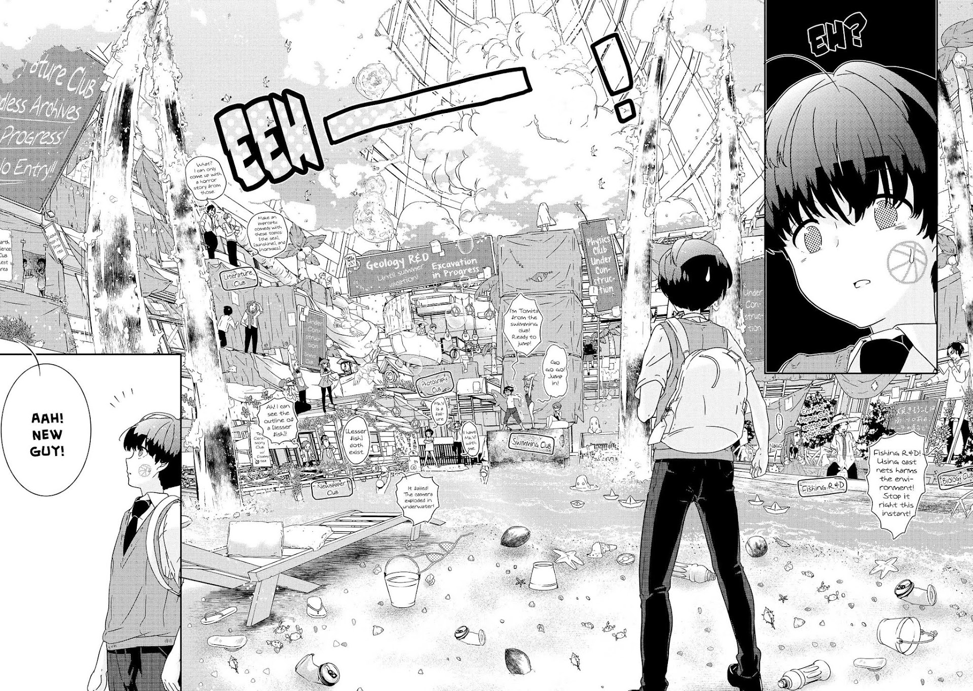 The Female God of Babel: KAMISAMA Club in Tower of Babel Chapter 6 page 9 - Chapter 6: God Makes a Paradise