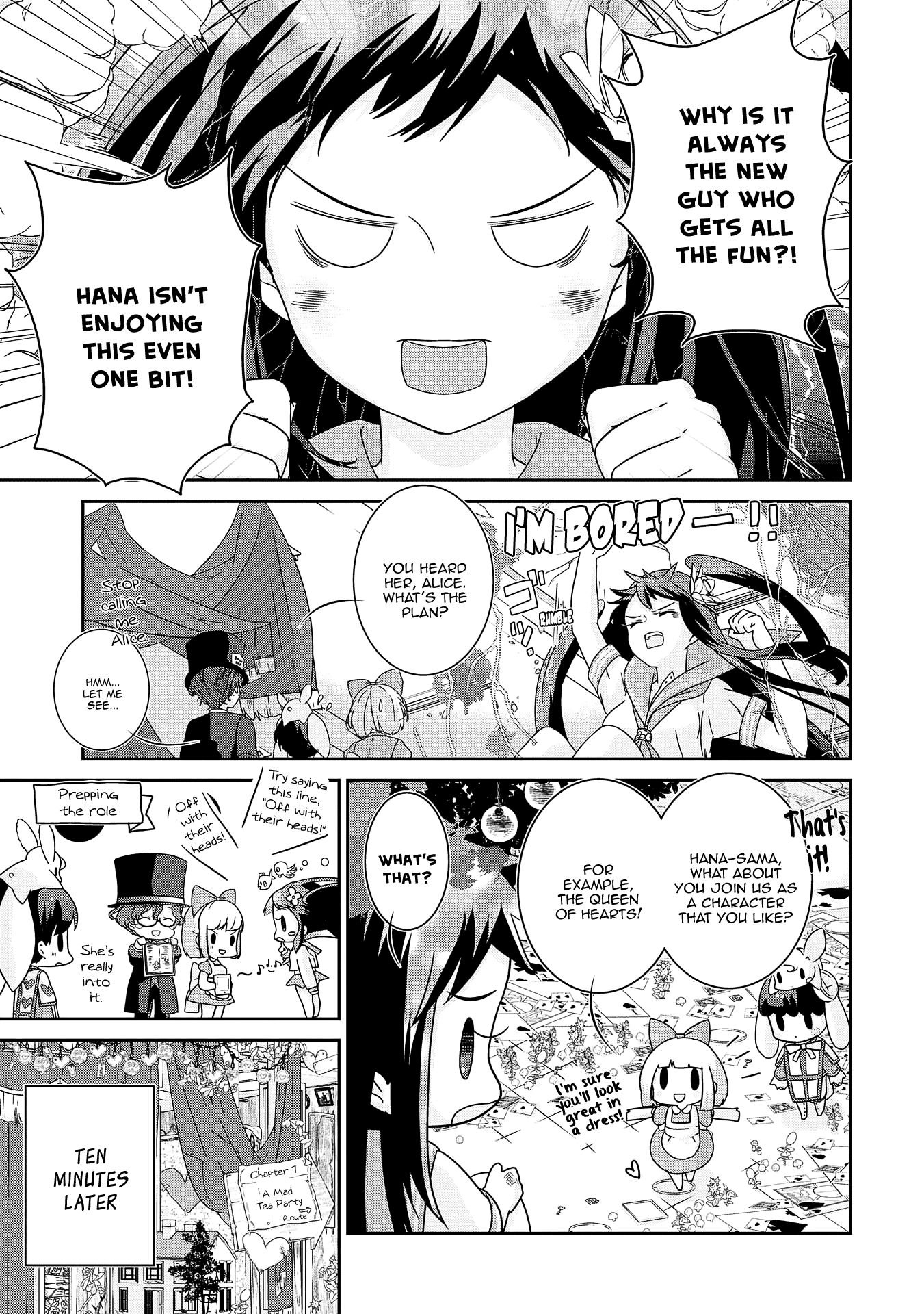The Female God of Babel: KAMISAMA Club in Tower of Babel Chapter 7 page 14 - Chapter 7: The Queen’s Hollowed Heart Theater