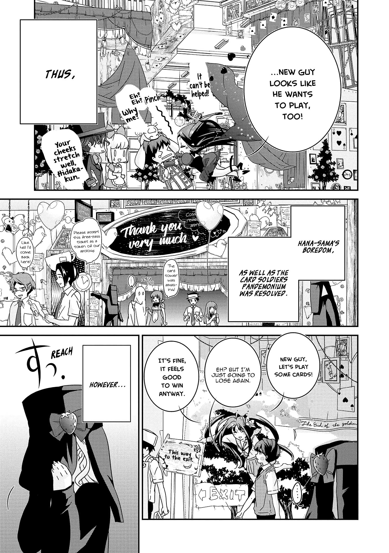 The Female God of Babel: KAMISAMA Club in Tower of Babel Chapter 7 page 28 - Chapter 7: The Queen’s Hollowed Heart Theater