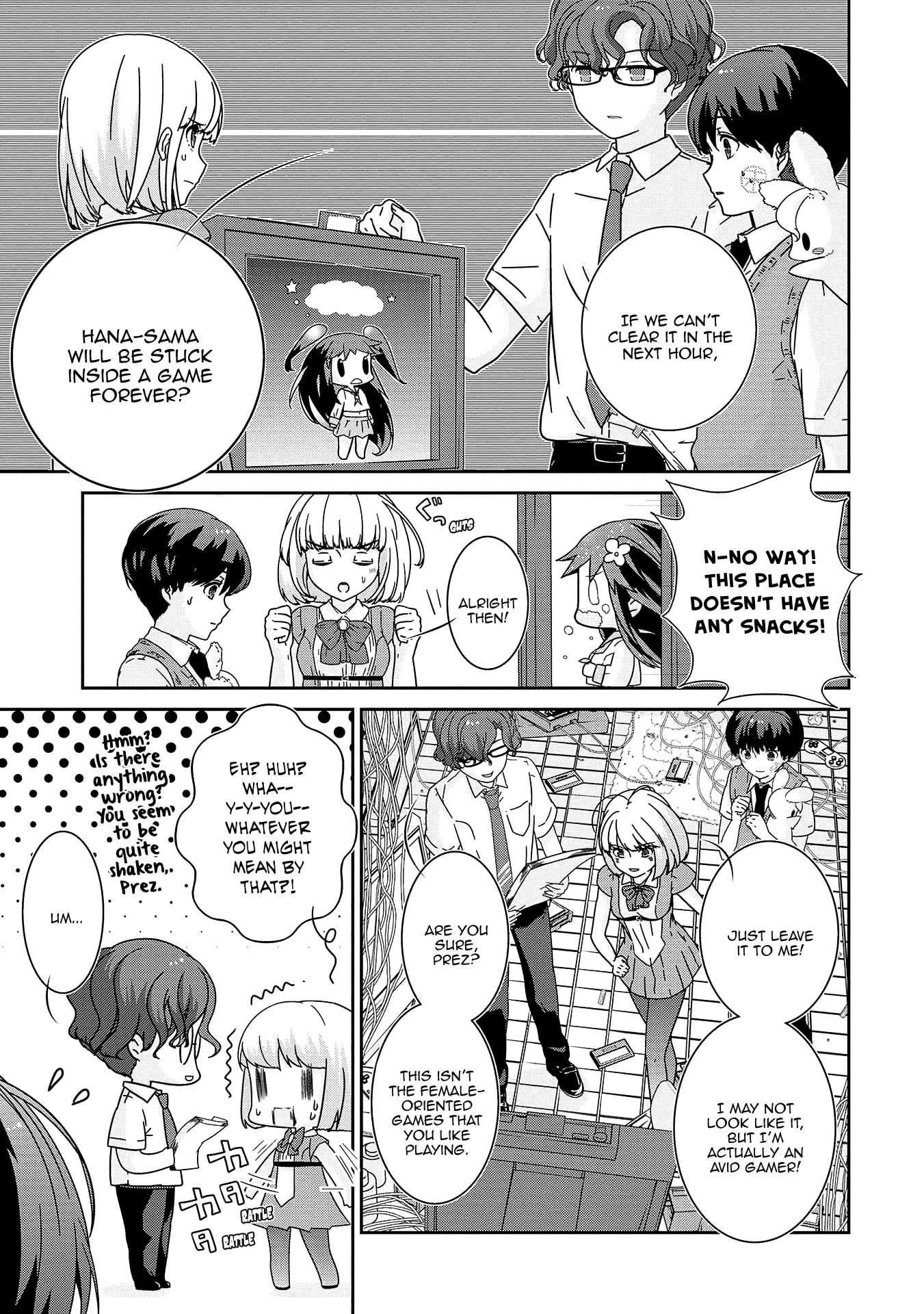 The Female God of Babel: KAMISAMA Club in Tower of Babel Chapter 8 page 10 - Chapter 8: A Rapidly Developing 8BITTOWN