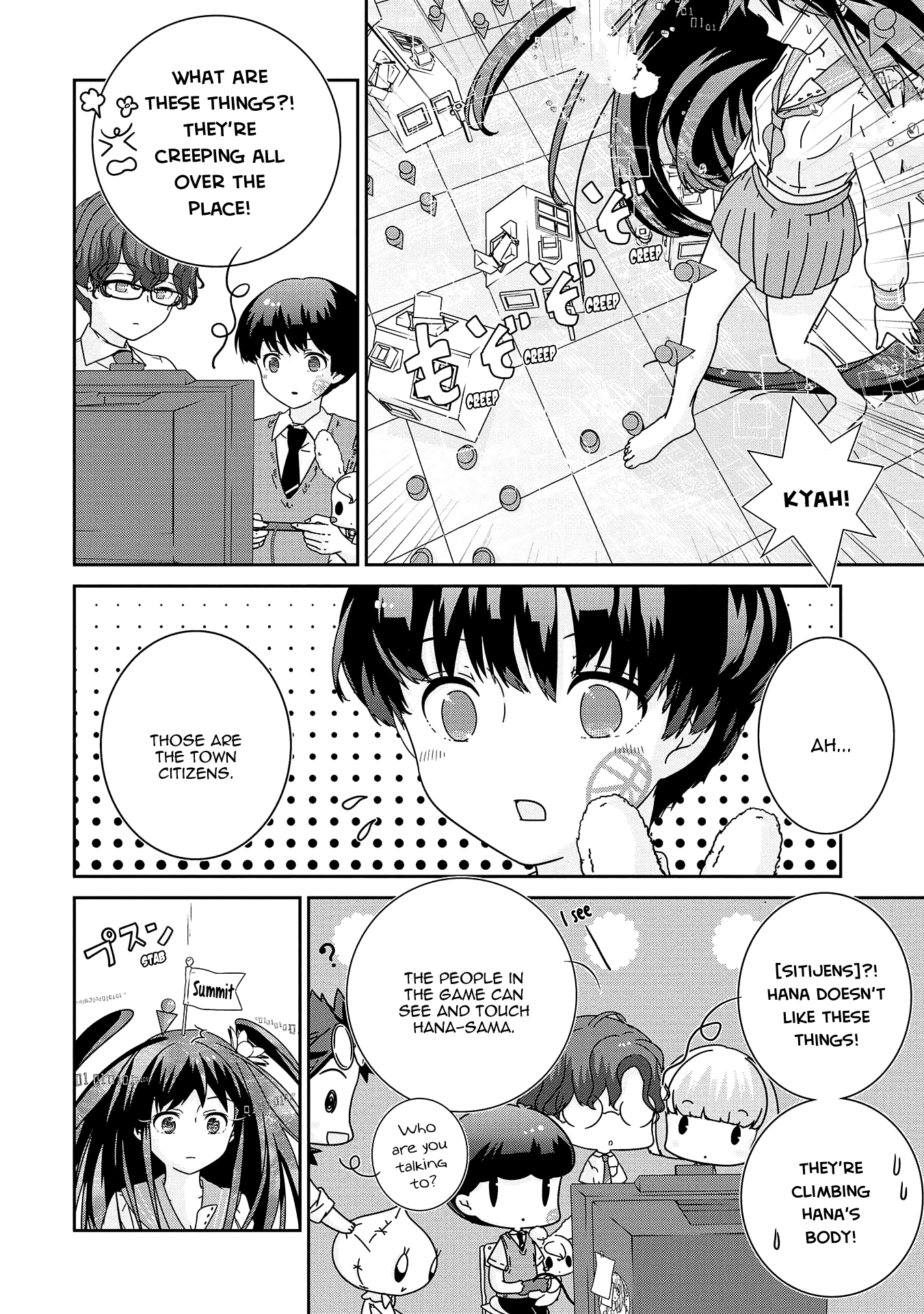 The Female God of Babel: KAMISAMA Club in Tower of Babel Chapter 8 page 13 - Chapter 8: A Rapidly Developing 8BITTOWN