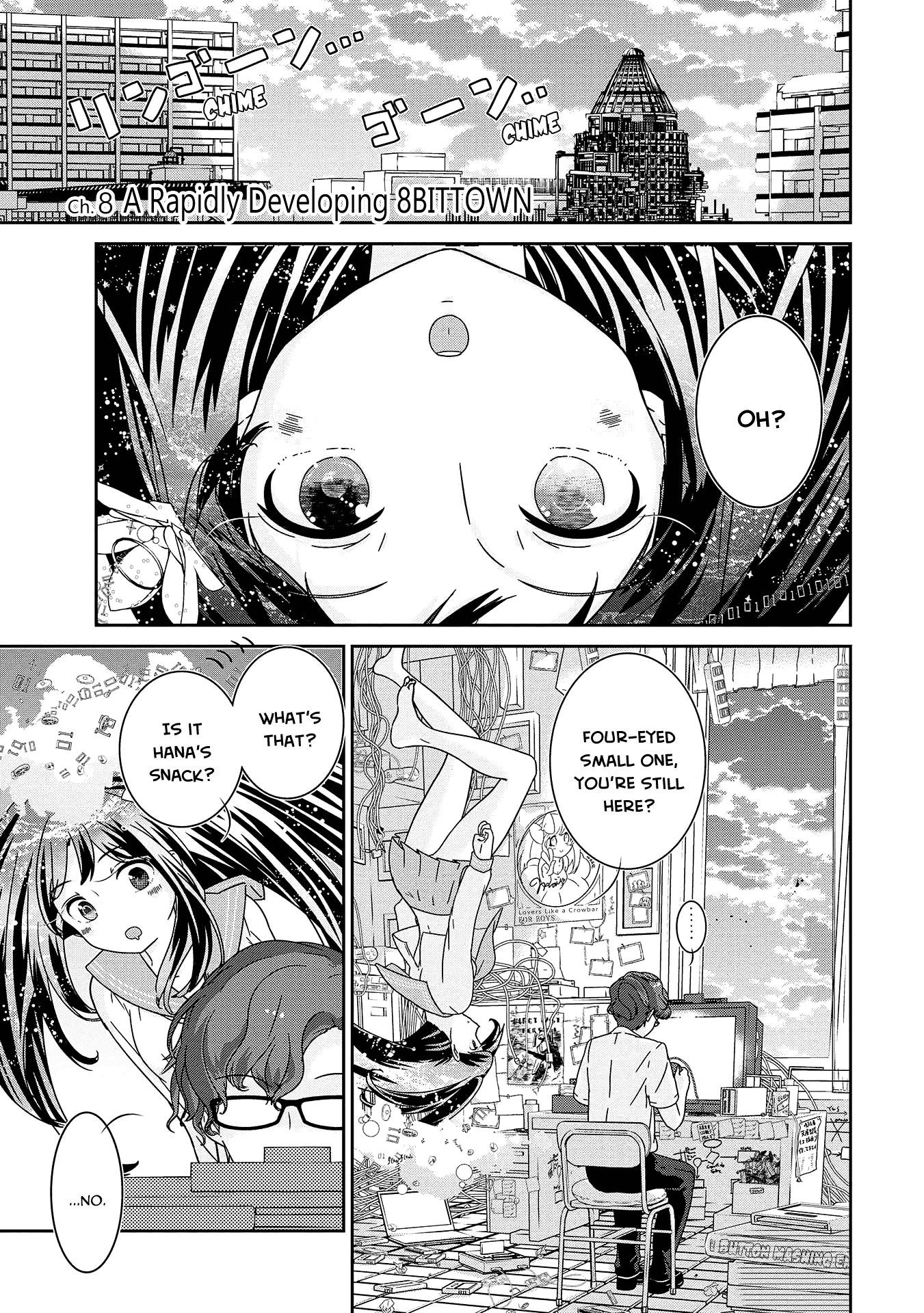 The Female God of Babel: KAMISAMA Club in Tower of Babel Chapter 8 page 2 - Chapter 8: A Rapidly Developing 8BITTOWN