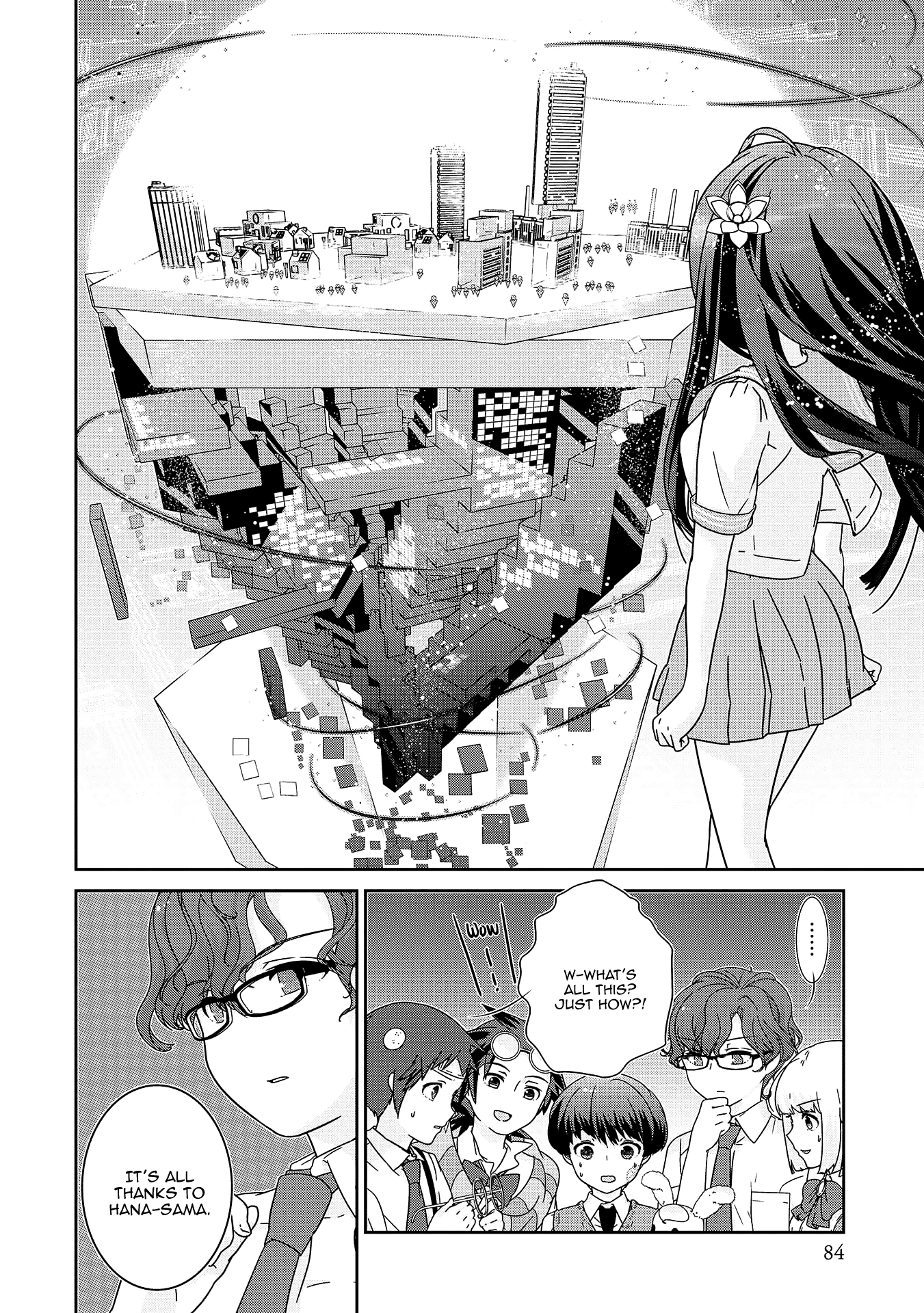 The Female God of Babel: KAMISAMA Club in Tower of Babel Chapter 8 page 27 - Chapter 8: A Rapidly Developing 8BITTOWN