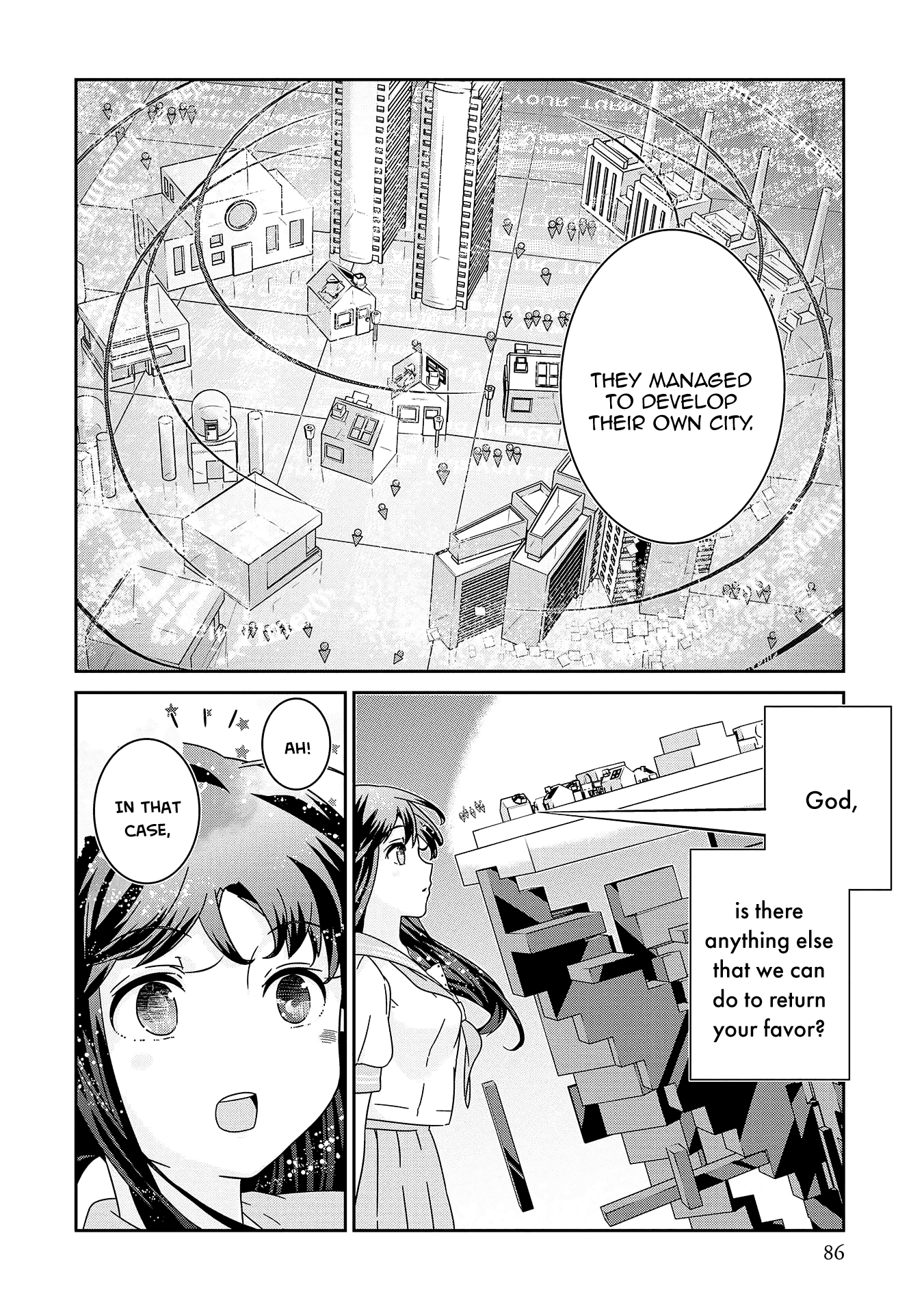 The Female God of Babel: KAMISAMA Club in Tower of Babel Chapter 8 page 29 - Chapter 8: A Rapidly Developing 8BITTOWN