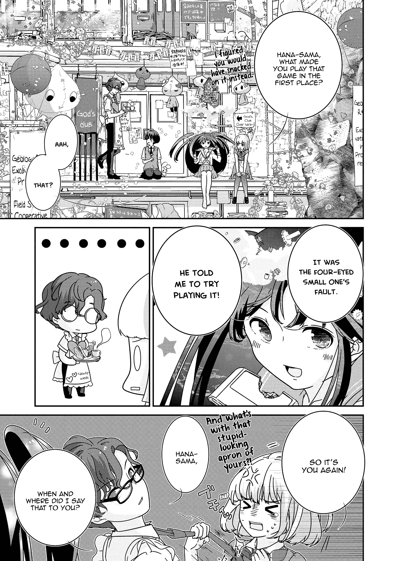 The Female God of Babel: KAMISAMA Club in Tower of Babel Chapter 8 page 32 - Chapter 8: A Rapidly Developing 8BITTOWN