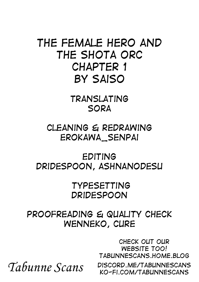 The Female Hero and the Shota Orc Chapter 1 page 6 - Chapter 1