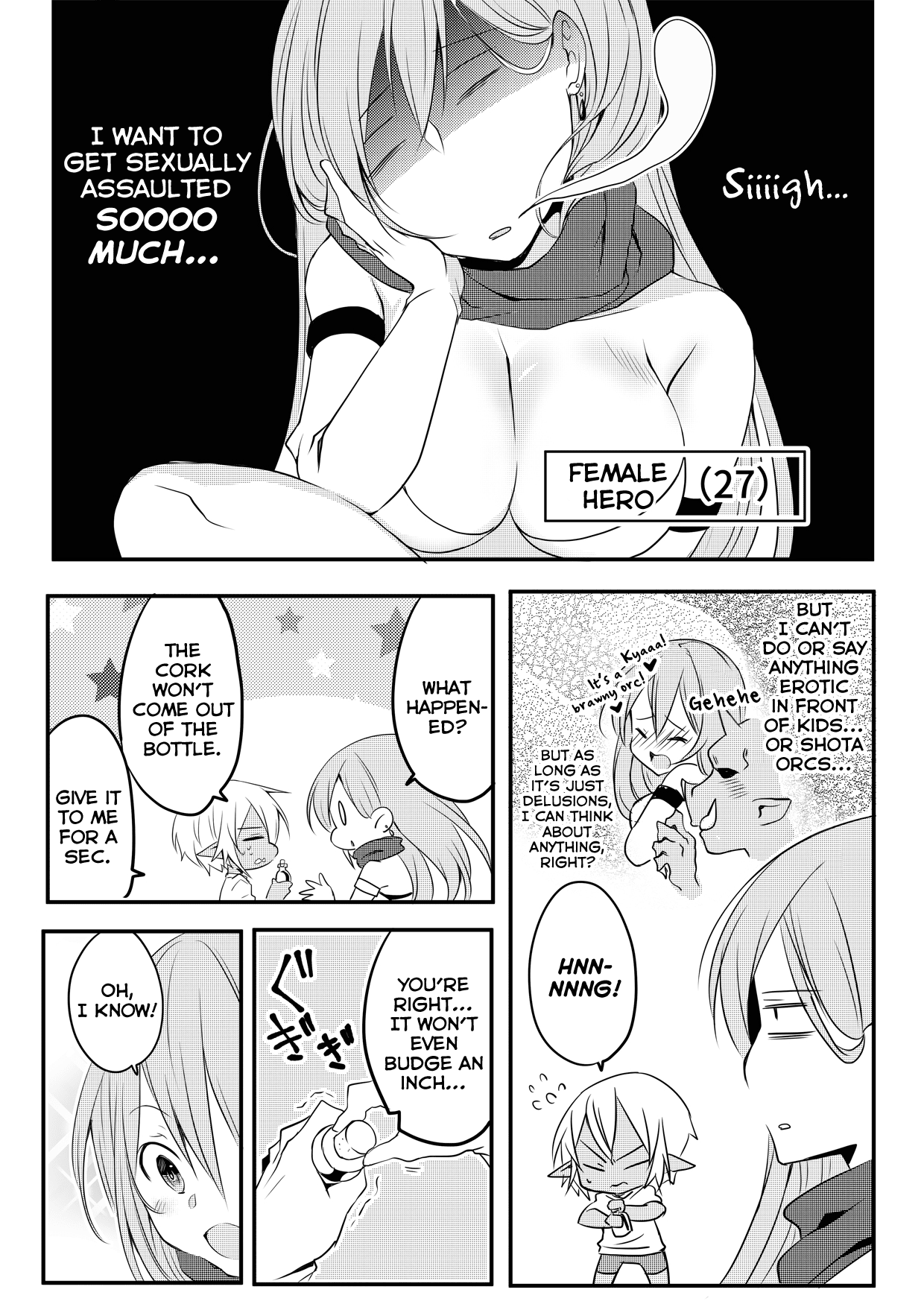 The Female Hero and the Shota Orc Chapter 21 page 1 - Chapter 21