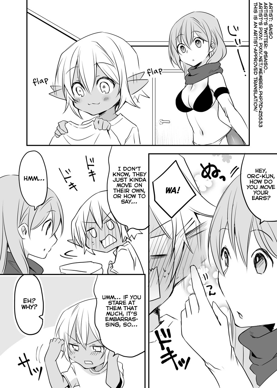 The Female Hero and the Shota Orc Chapter 23 page 1 - Chapter 23