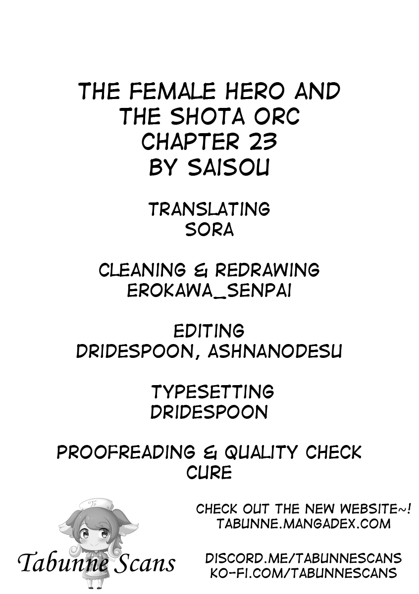 The Female Hero and the Shota Orc Chapter 23 page 3 - Chapter 23