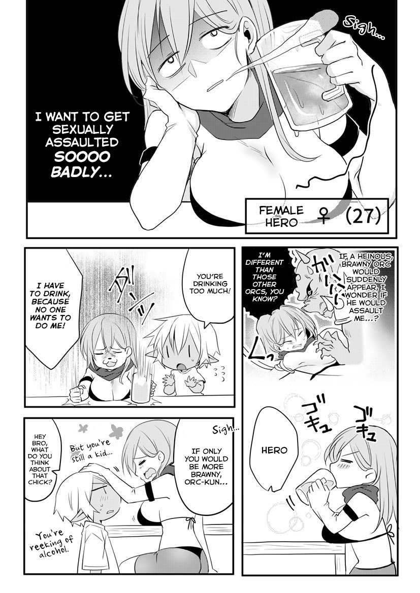 The Female Hero and the Shota Orc Chapter 7 page 1 - Chapter 7