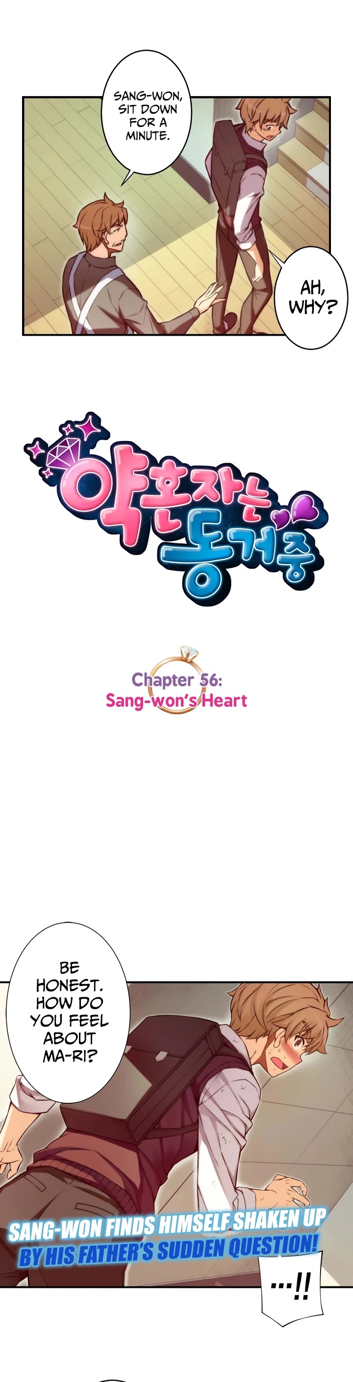 The Fiancees Live Together Chapter 56 page 4 - Chapter 56: Sang-won's Heart