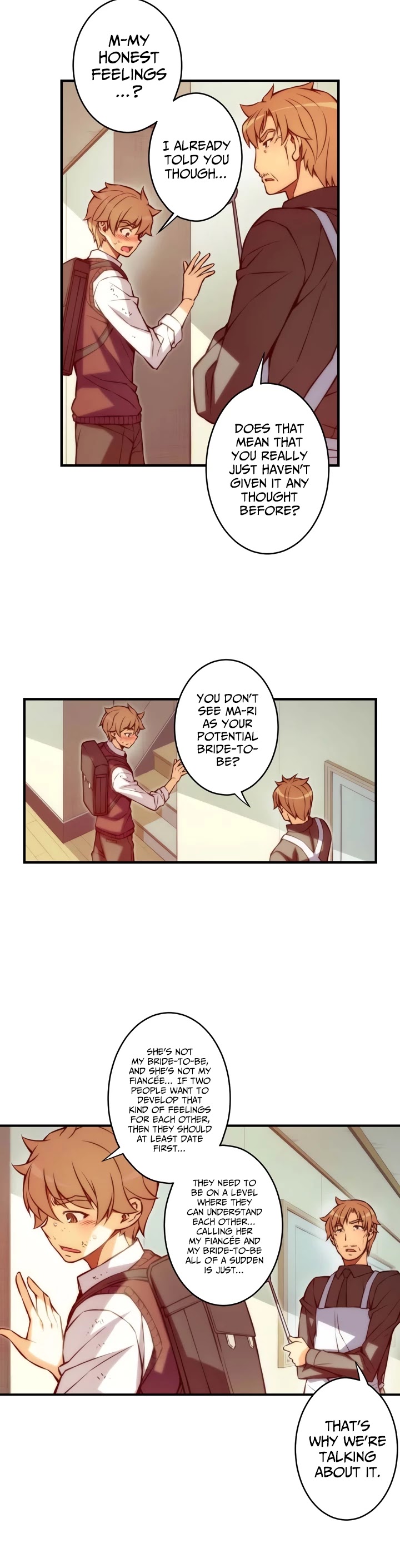 The Fiancees Live Together Chapter 56 page 5 - Chapter 56: Sang-won's Heart
