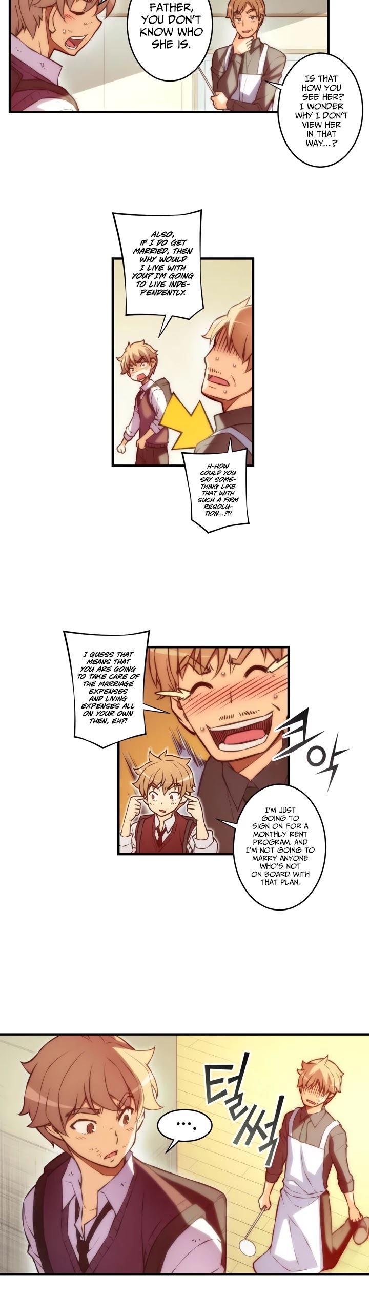 The Fiancees Live Together Chapter 56 page 9 - Chapter 56: Sang-won's Heart