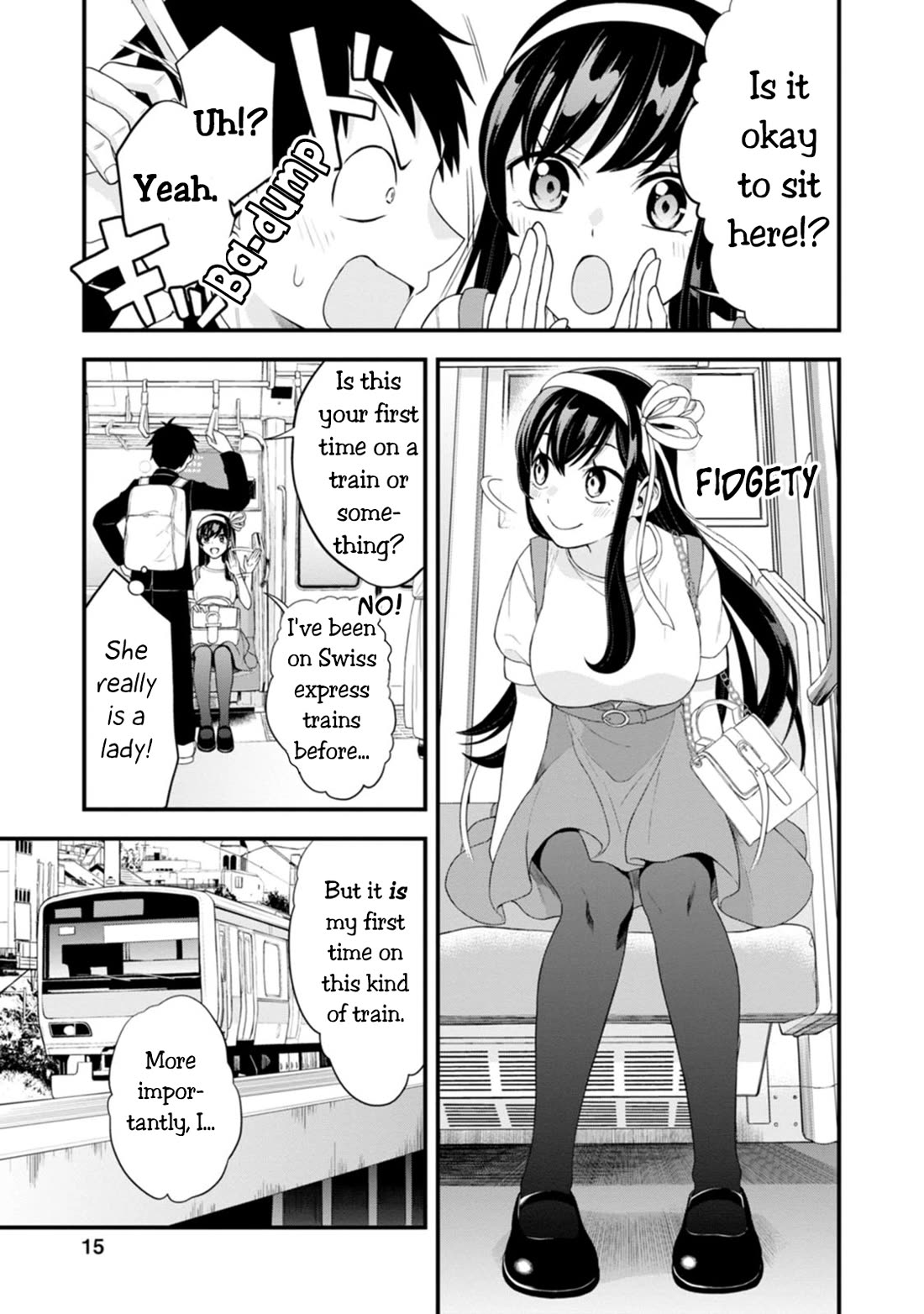 The First Times' Lady Chapter 1 page 12 - Chapter 1: First Train Ride