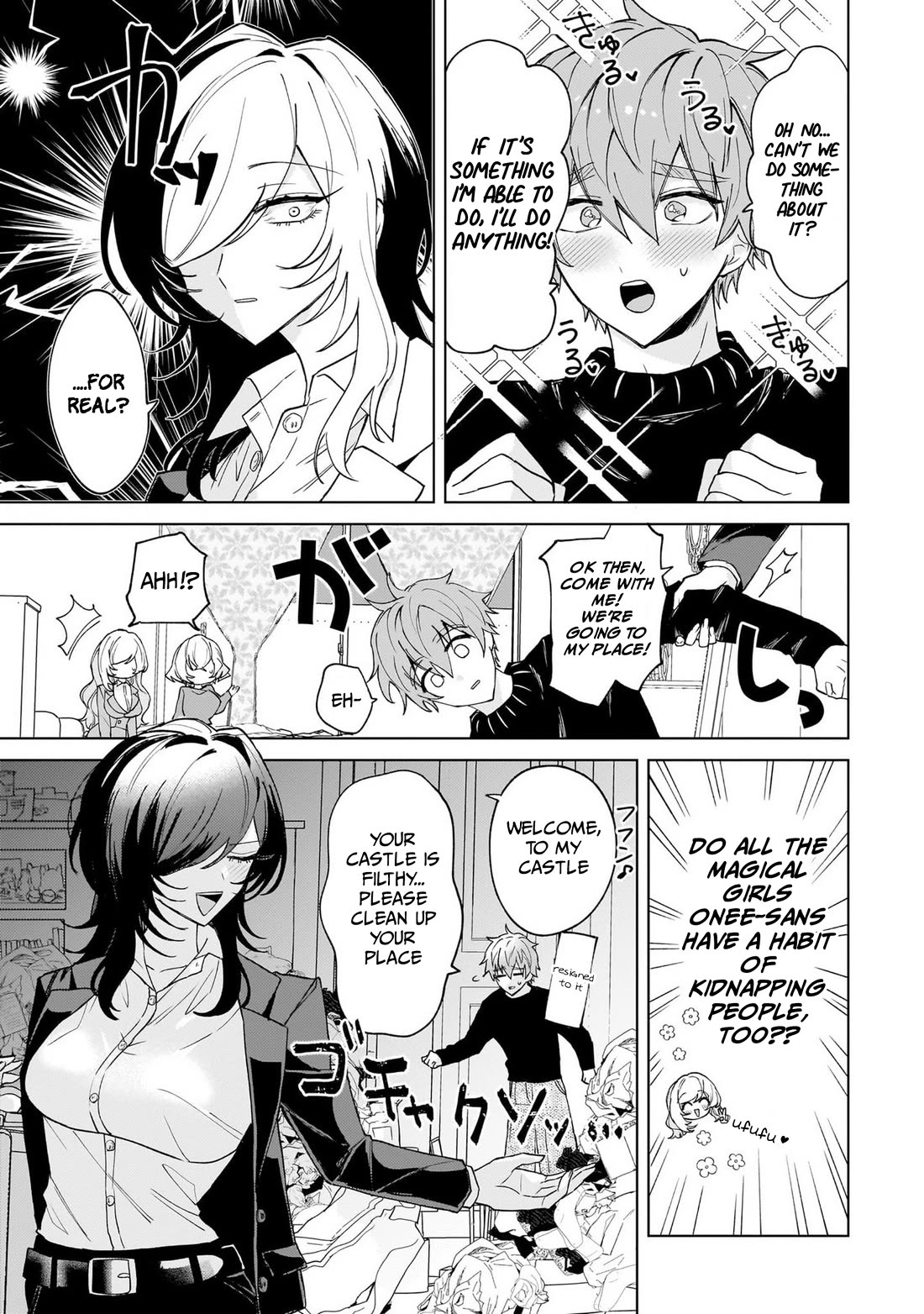 The Former Magical Girl Wants to Know Love Chapter 3 page 7 - Chapter 3: The Darkness of the Corporate Slave Onee-san