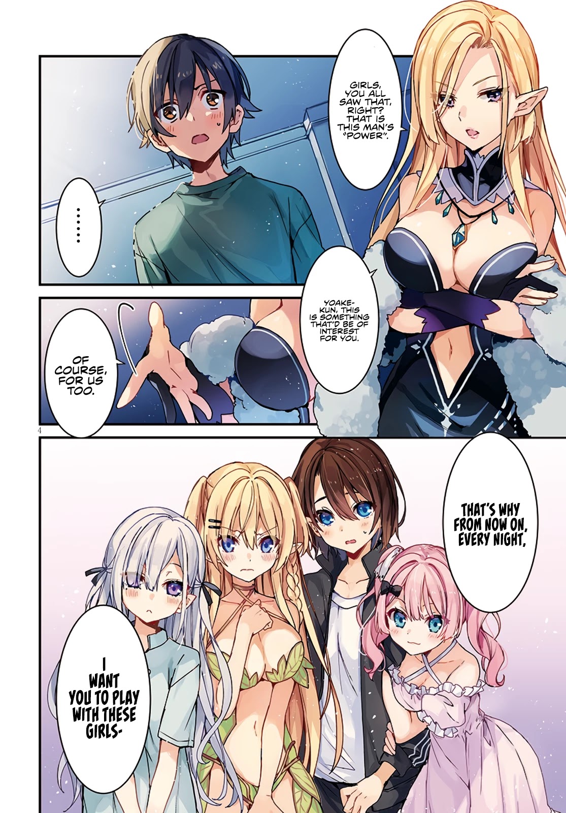 The Four Sisters (Elves) Wait For The Night Chapter 1 page 5 - Chapter 1