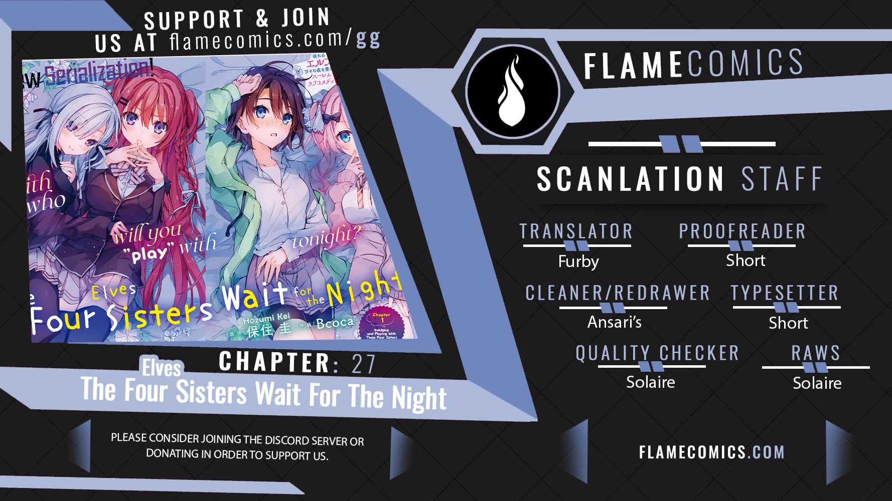 The Four Sisters (Elves) Wait For The Night Chapter 27 page 1 - Chapter 27