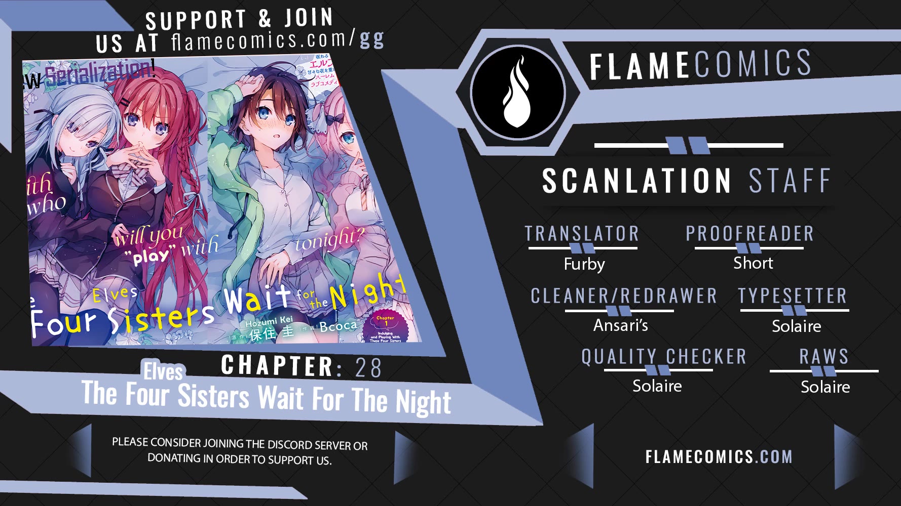 The Four Sisters (Elves) Wait For The Night Chapter 28 page 1 - Chapter 28