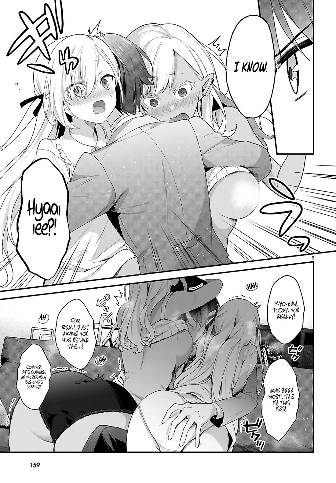 The Four Sisters (Elves) Wait For The Night Chapter 33 page 9 - Chapter 33: Collision (1)