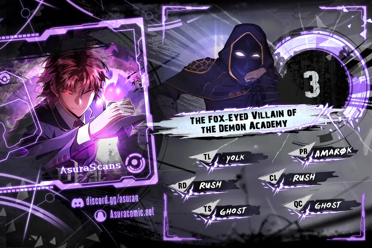 The Fox-Eyed Villain of the Demon Academy Chapter 3 page 1 - Chapter 3